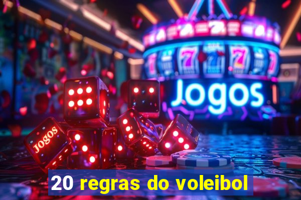 20 regras do voleibol